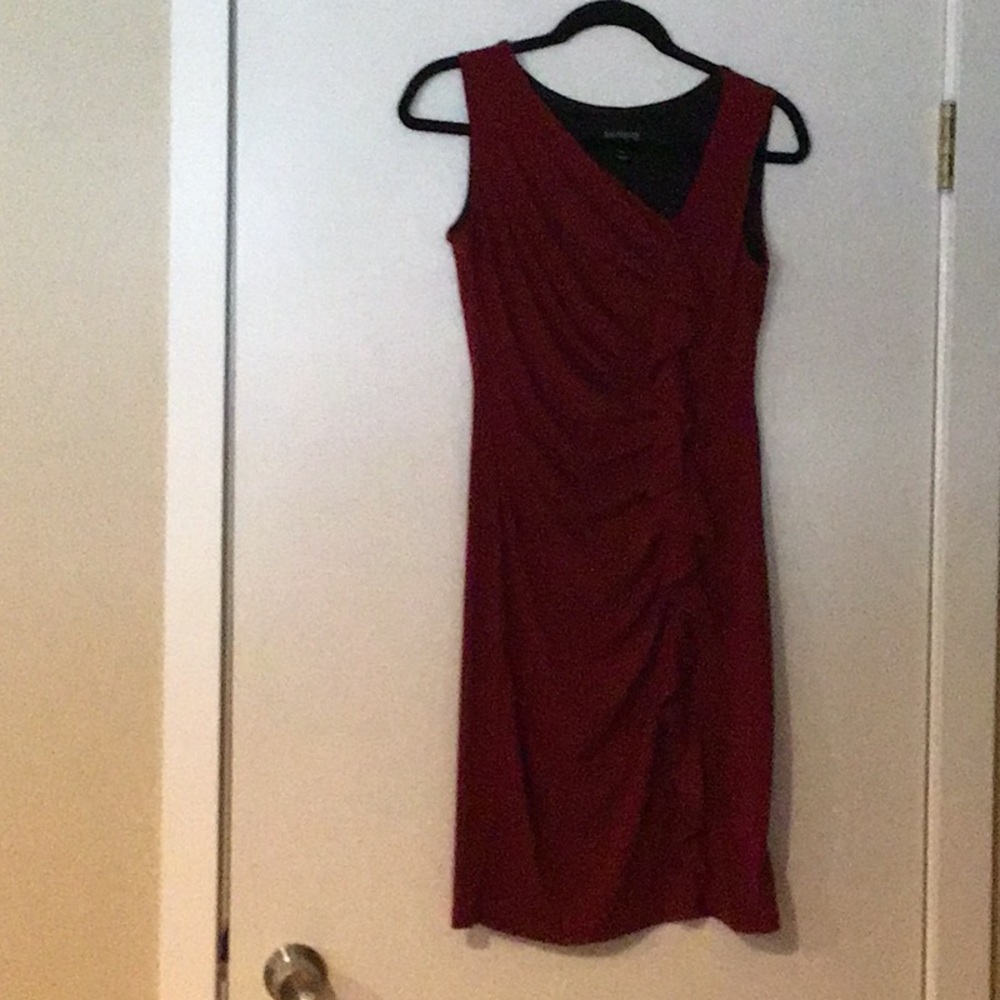Dark Ruby Red Dress